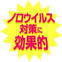 ノロウィルス対策に効果的